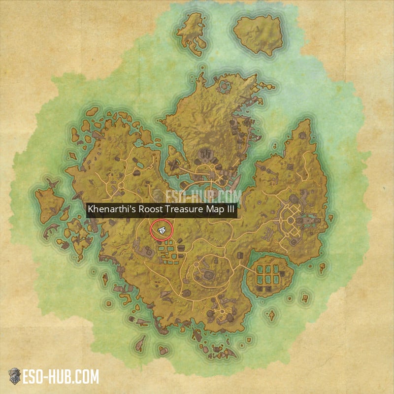 Khenarthi S Roost Treasure Map Iii Eso Hub Elder Scrolls Online