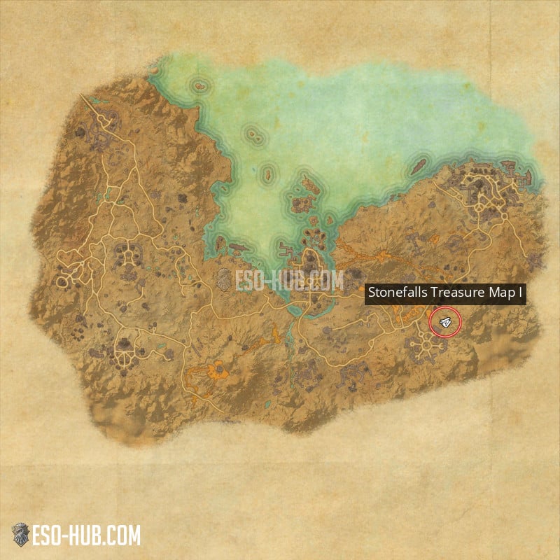 Stonefalls Treasure Map I Eso Hub Elder Scrolls Online
