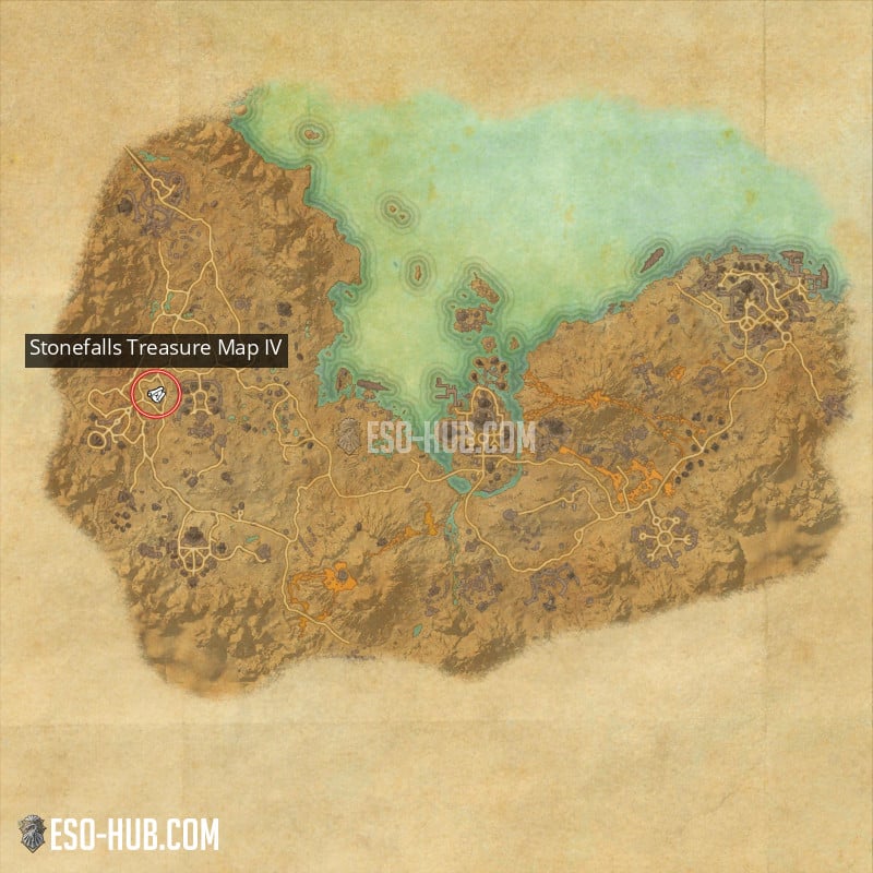 Stonefalls Treasure Map Iv Eso Hub Elder Scrolls Online