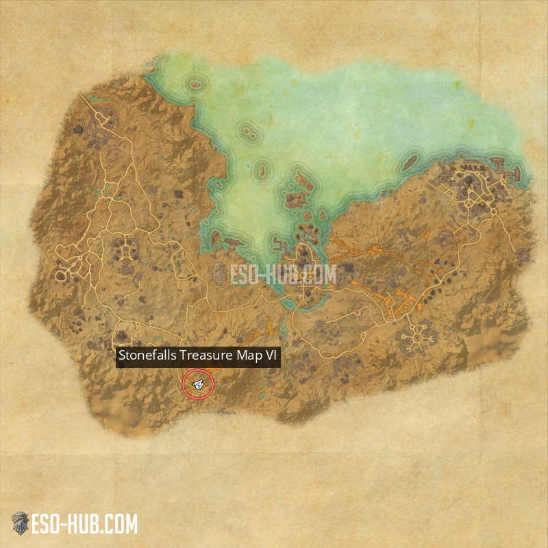 Stonefalls Treasure Map Vi Eso Hub Elder Scrolls Online