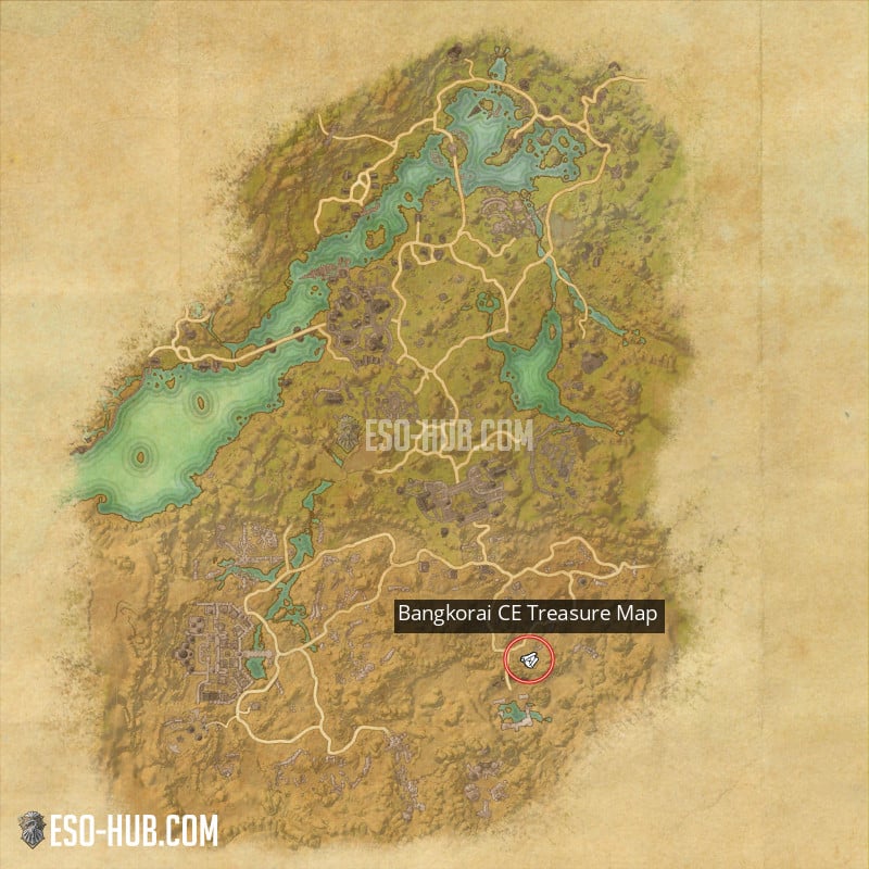 Bangkorai Ce Treasure Map Eso Hub Elder Scrolls Online