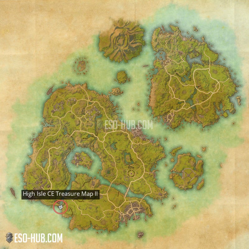 High Isle Ce Treasure Map Ii Eso Hub Elder Scrolls Online