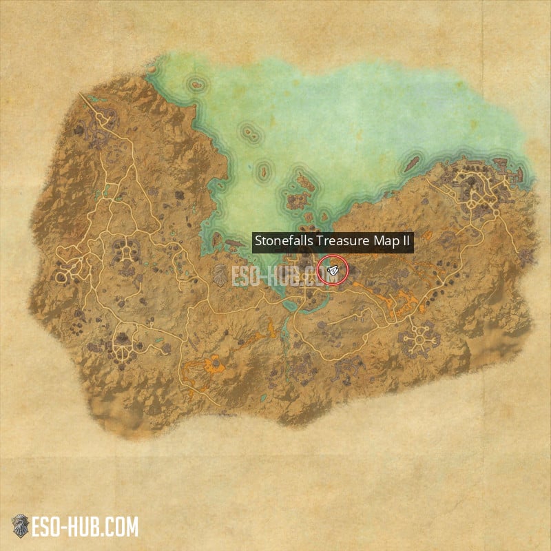 Stonefalls Treasure Map Ii Eso Hub Elder Scrolls Online