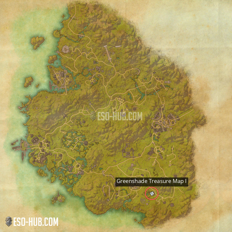 Greenshade Treasure Map I Eso Hub Elder Scrolls Online