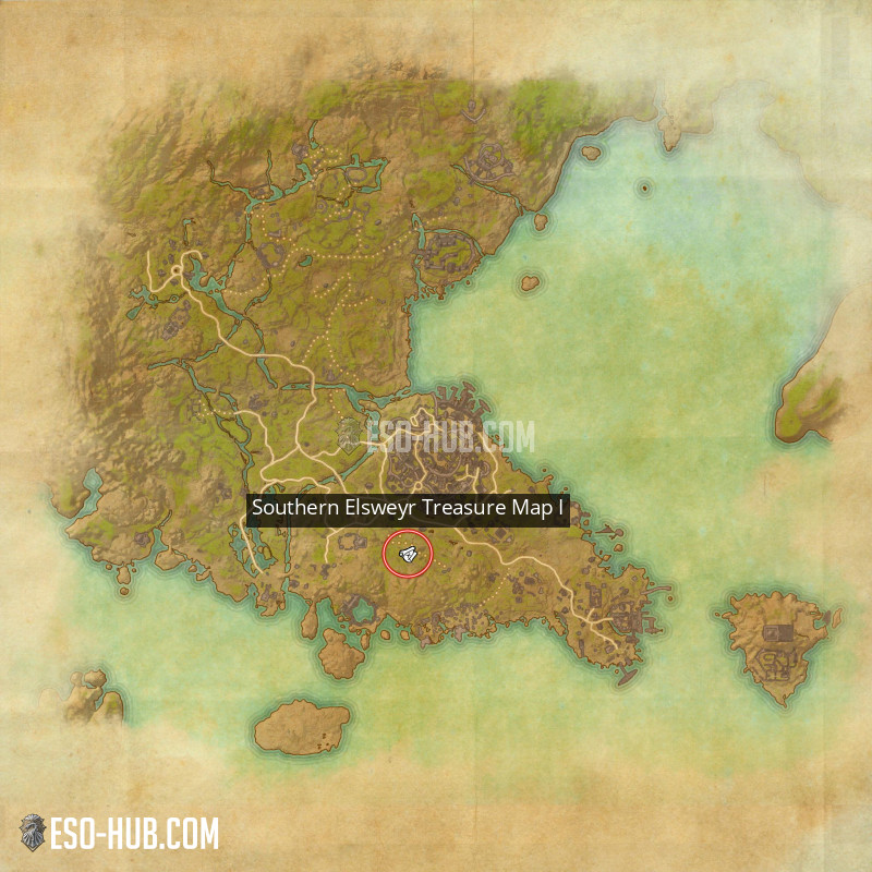 Southern Elsweyr Treasure Map I ESO Hub Elder Scrolls Online