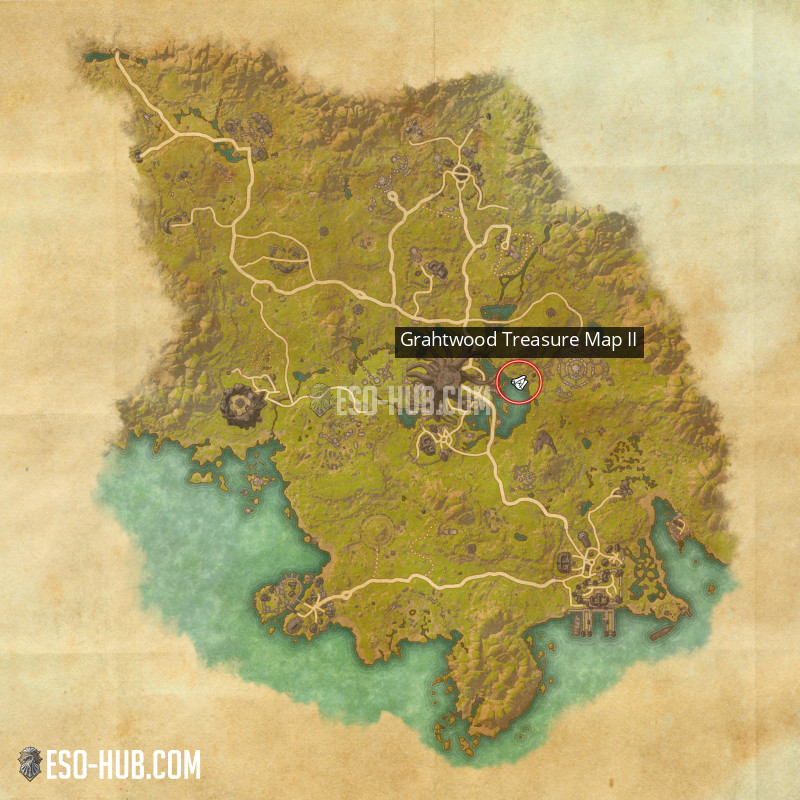 Grahtwood Treasure Map Ii Eso Hub Elder Scrolls Online