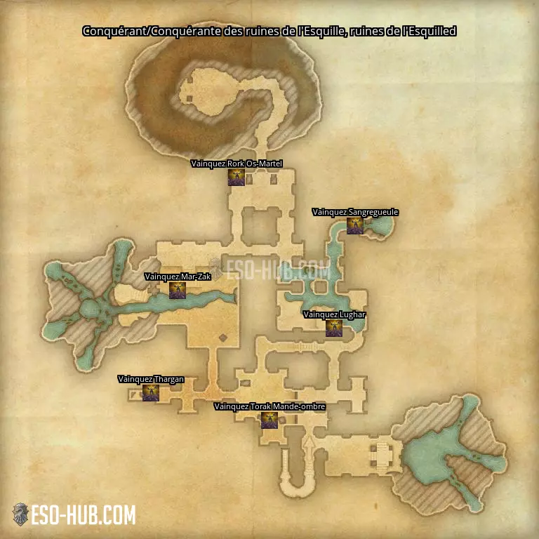 Conquérant/Conquérante des ruines de l'Esquille dans ruines de l'Esquilled carte