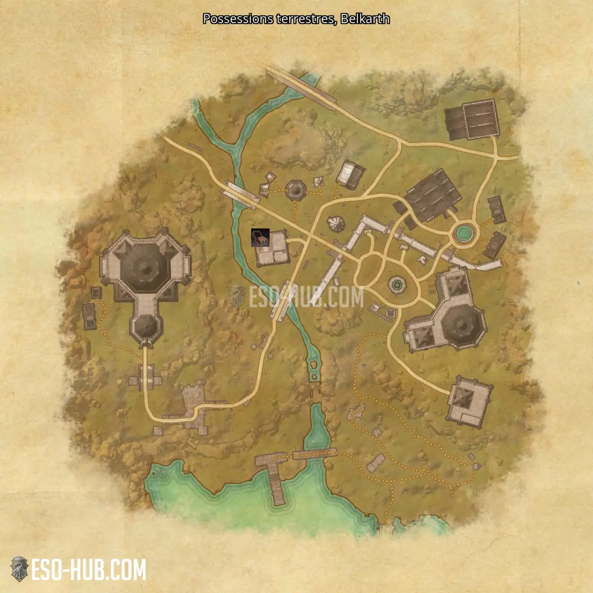 Possessions terrestres dans Belkarth carte