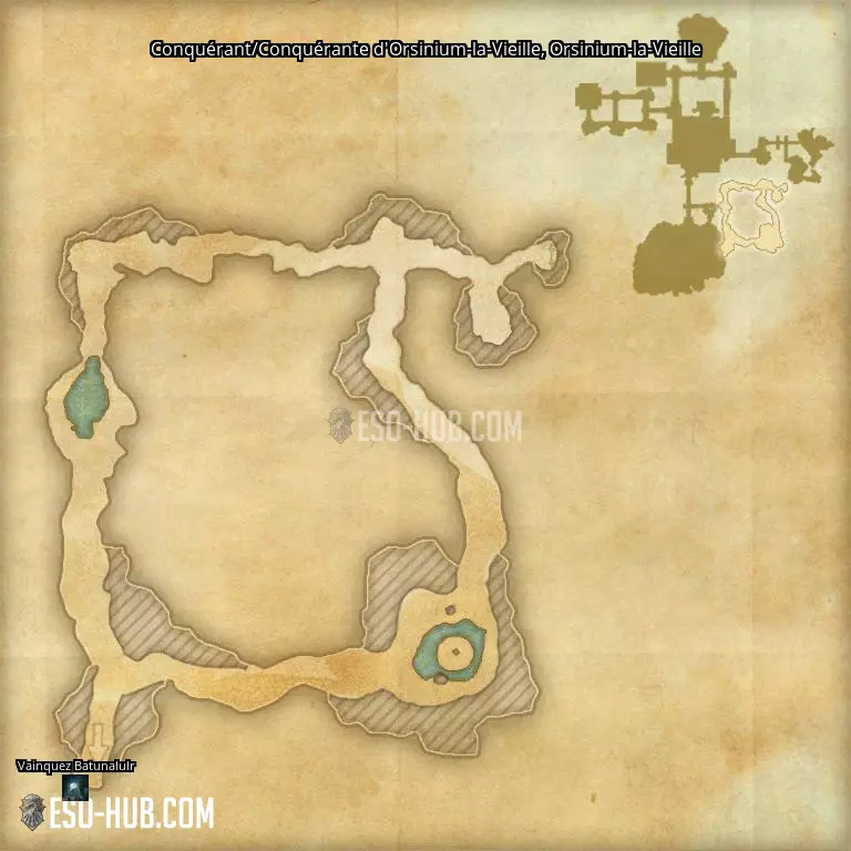 Conquérant/Conquérante d'Orsinium-la-Vieille dans Orsinium-la-Vieille carte