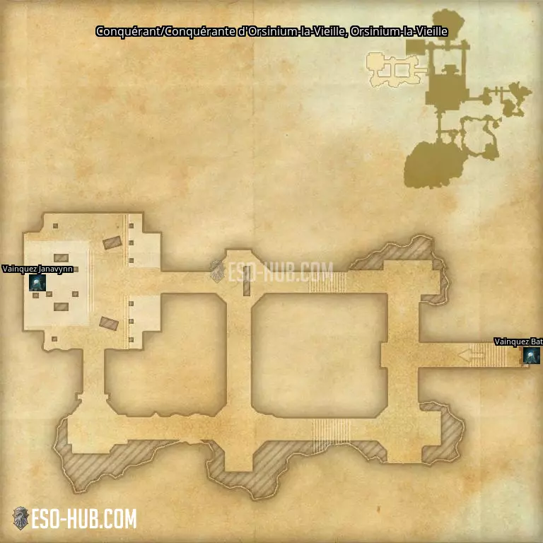 Conquérant/Conquérante d'Orsinium-la-Vieille dans Orsinium-la-Vieille carte