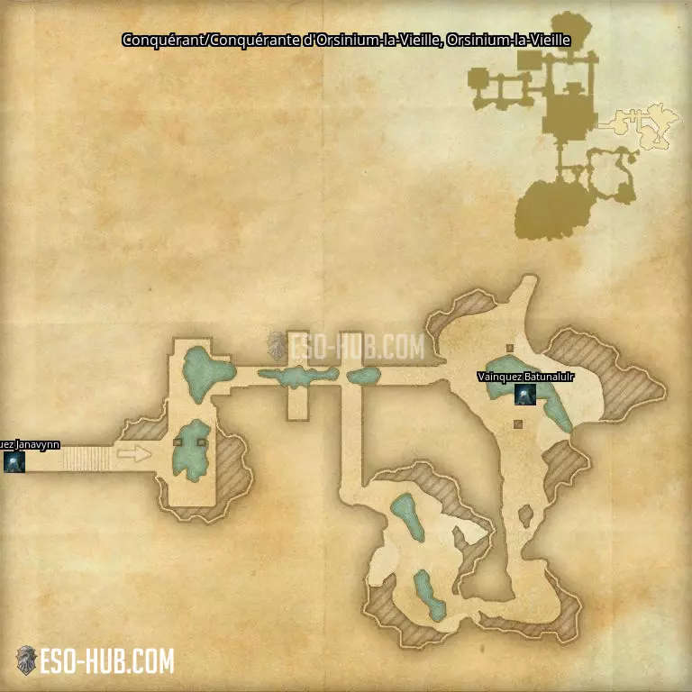 Conquérant/Conquérante d'Orsinium-la-Vieille dans Orsinium-la-Vieille carte