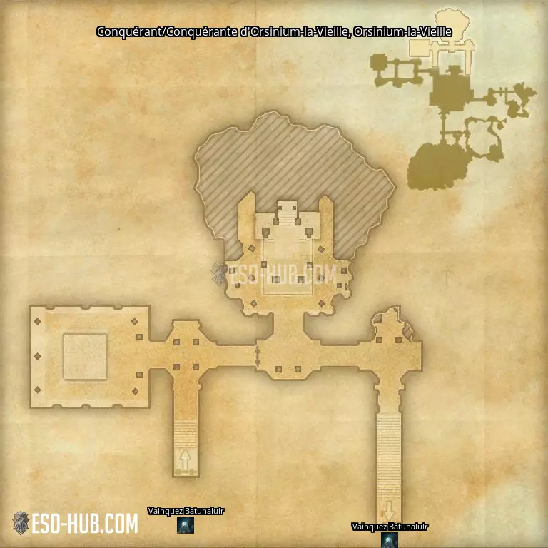Conquérant/Conquérante d'Orsinium-la-Vieille dans Orsinium-la-Vieille carte