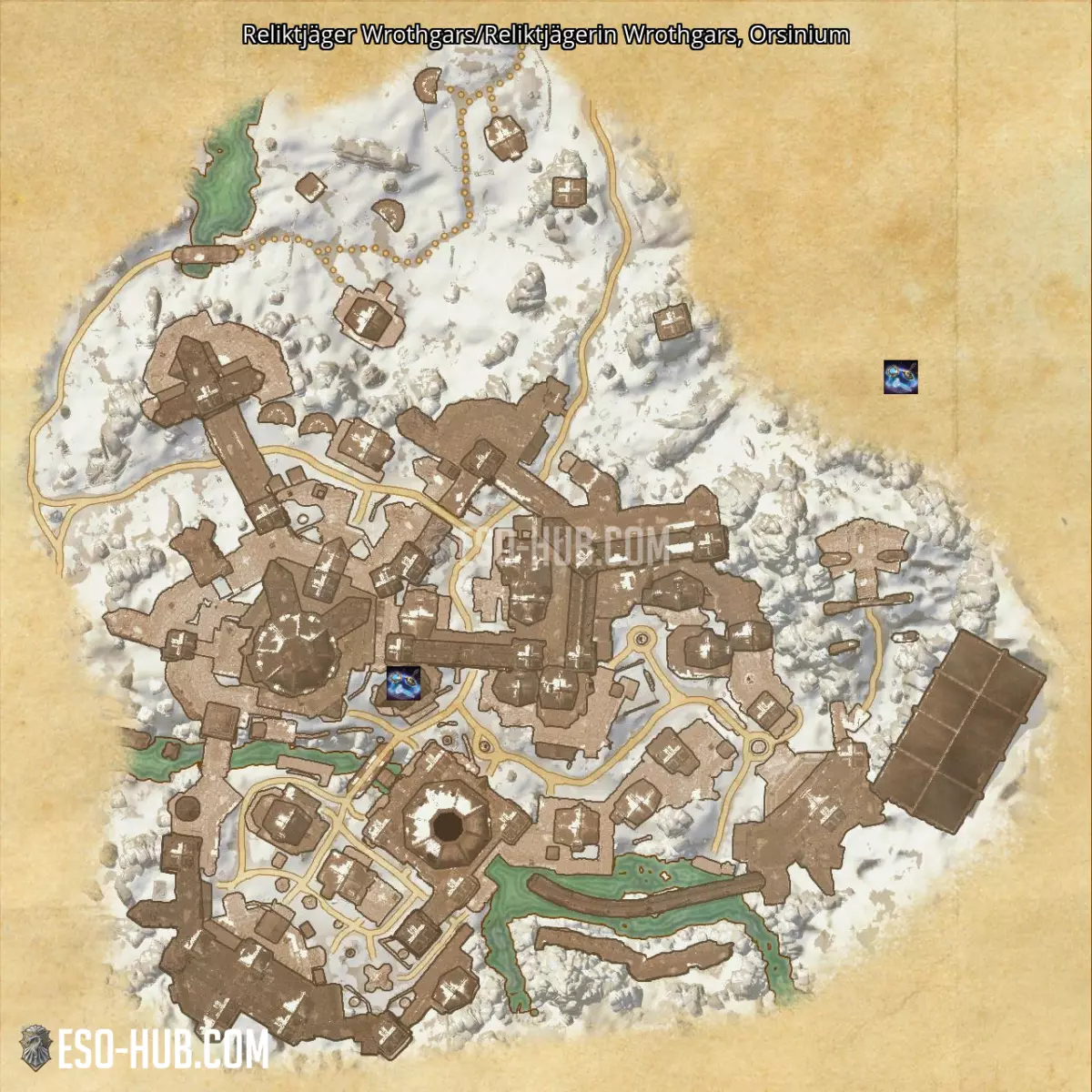 Reliktjäger Wrothgars/Reliktjägerin Wrothgars in Orsinium Karte