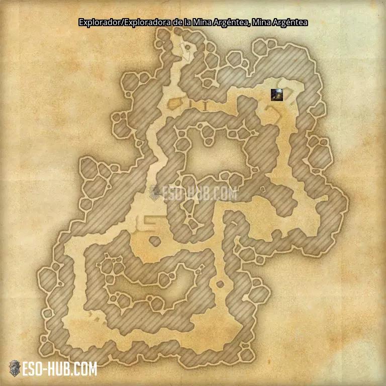 Explorador/Exploradora de la Mina Argéntea en Mina Argéntea mapa