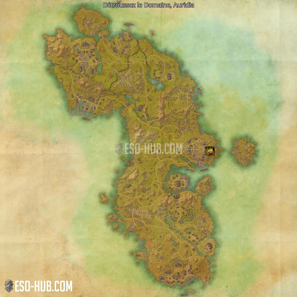 Détroussez le Domaine dans Auridia carte