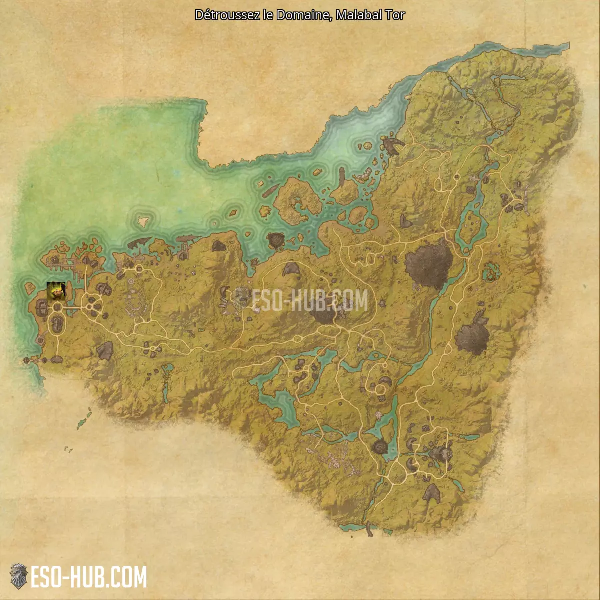 Détroussez le Domaine dans Malabal Tor carte