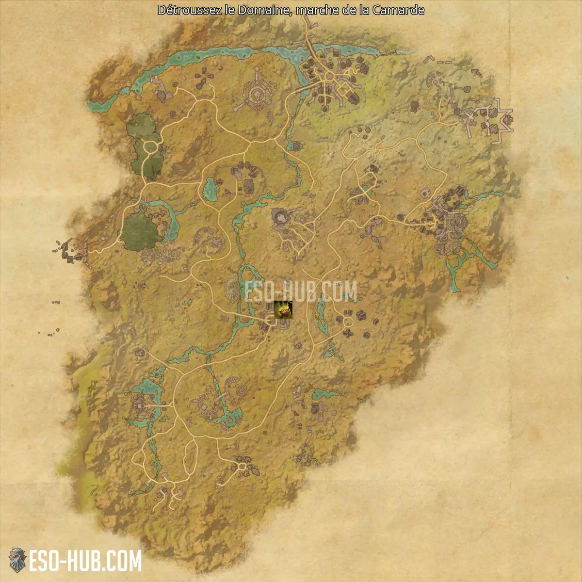 Détroussez le Domaine dans marche de la Camarde carte