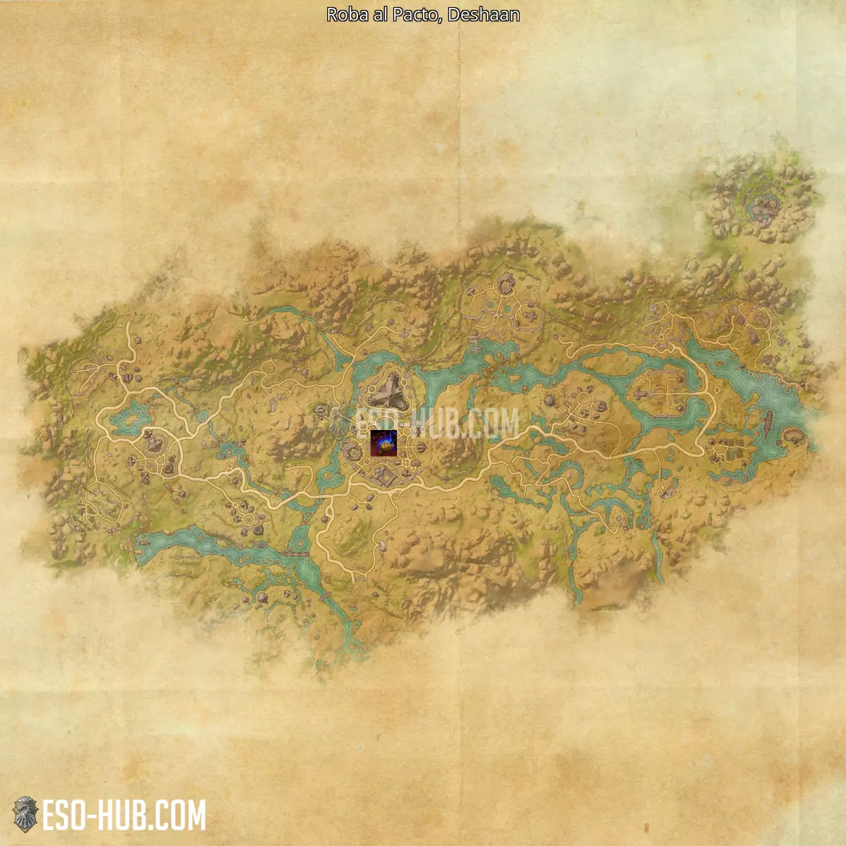 Roba al Pacto en Deshaan mapa