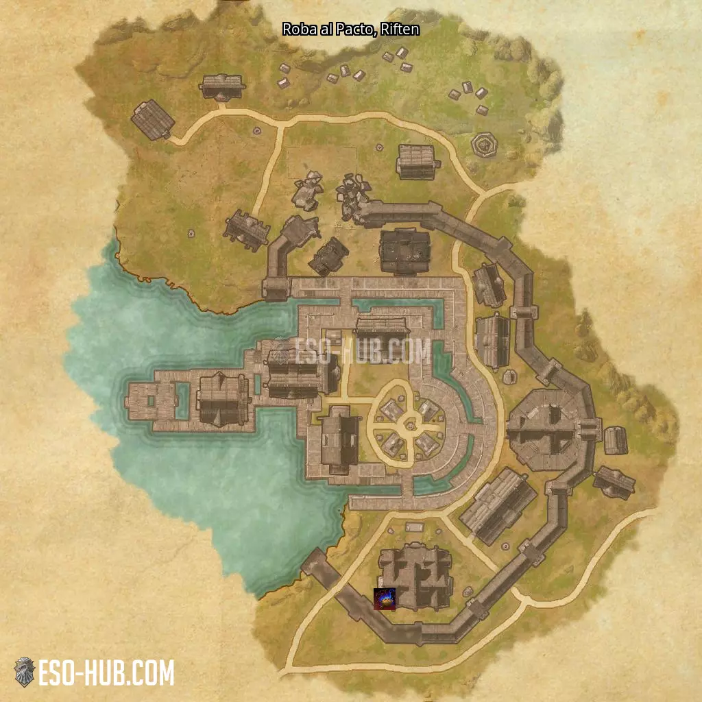 Roba al Pacto en Riften mapa