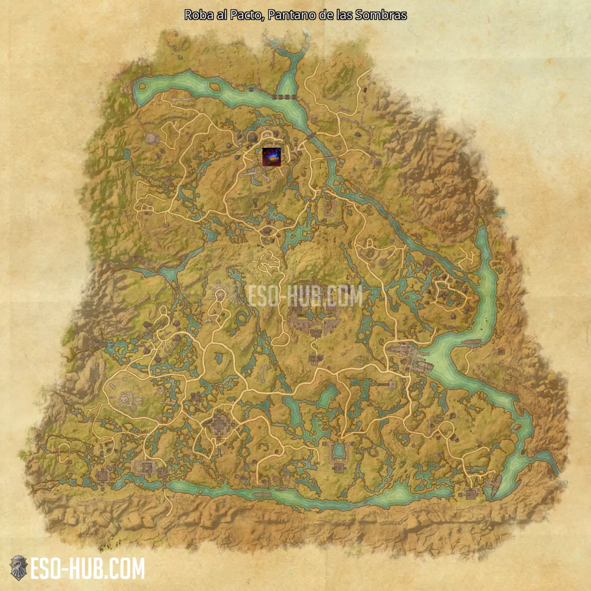 Roba al Pacto en Pantano de las Sombras mapa