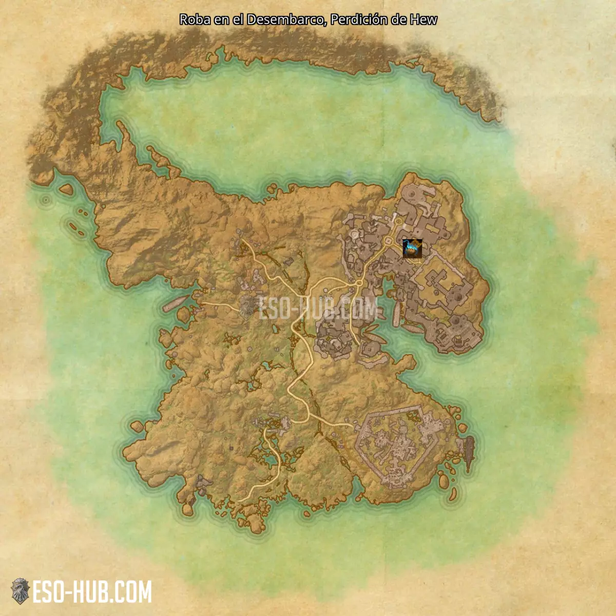 Roba en el Desembarco en Perdición de Hew mapa