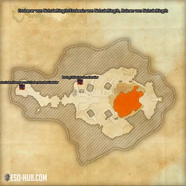 Eroberer von Nchuleftingth/Eroberin von Nchuleftingth in Ruinen von Nchuleftingth Karte