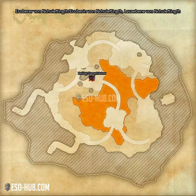 Eroberer von Nchuleftingth/Eroberin von Nchuleftingth in Lavaebene von Nchuleftingth Karte