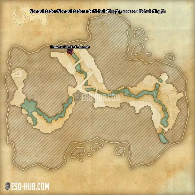 Conquistador/Conquistadora de Nchuleftingth en acceso a Nchuleftingth mapa