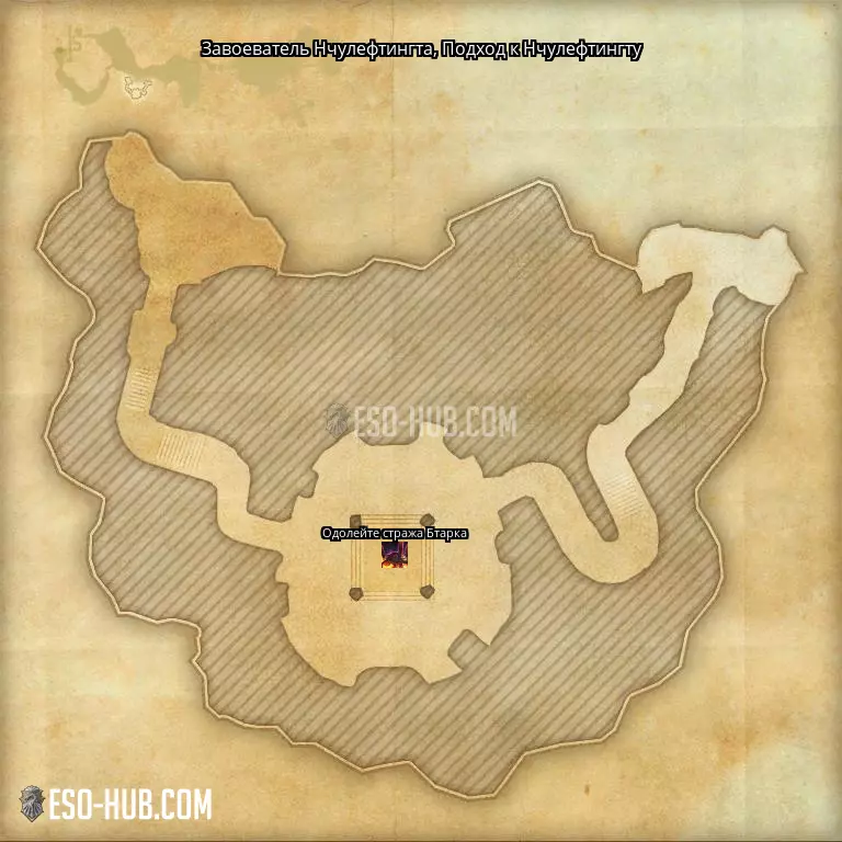 Завоеватель Нчулефтингта в Подход к Нчулефтингту карта