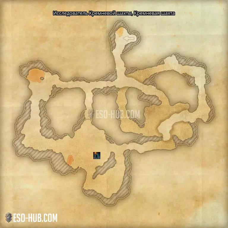 Исследователь Кремневой шахты в Кремневая шахта карта