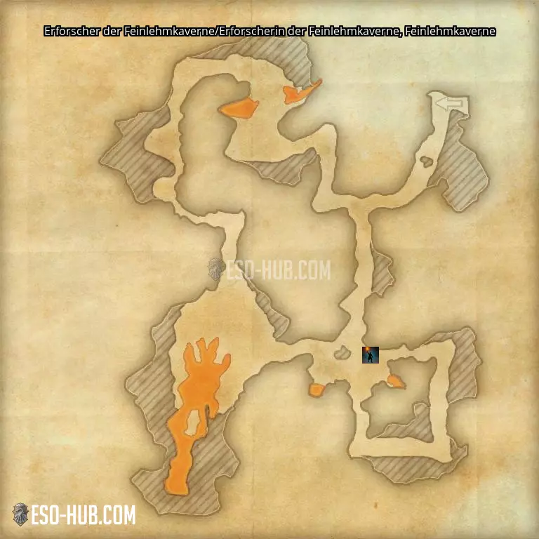 Erforscher der Feinlehmkaverne/Erforscherin der Feinlehmkaverne in Feinlehmkaverne Karte