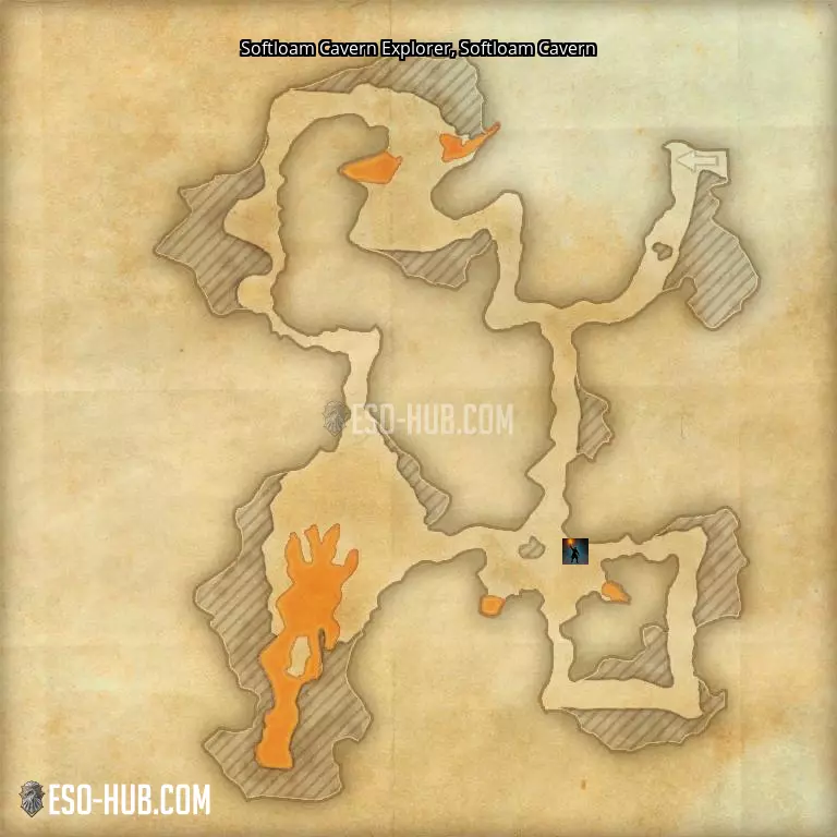 Softloam Cavern Explorer in Softloam Cavern map
