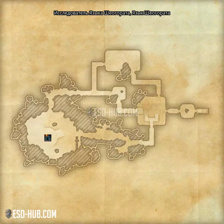 Исследователь Языка Шеогората в Язык Шеогората карта