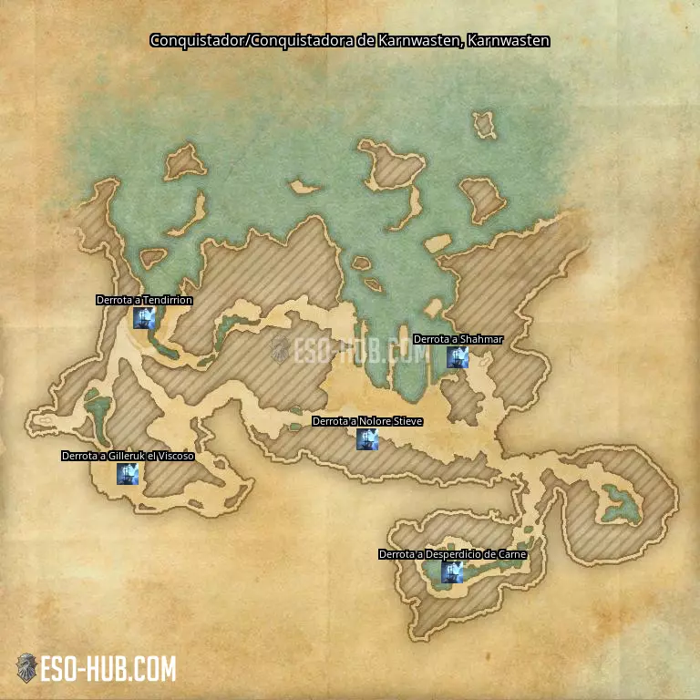 Conquistador/Conquistadora de Karnwasten en Karnwasten mapa