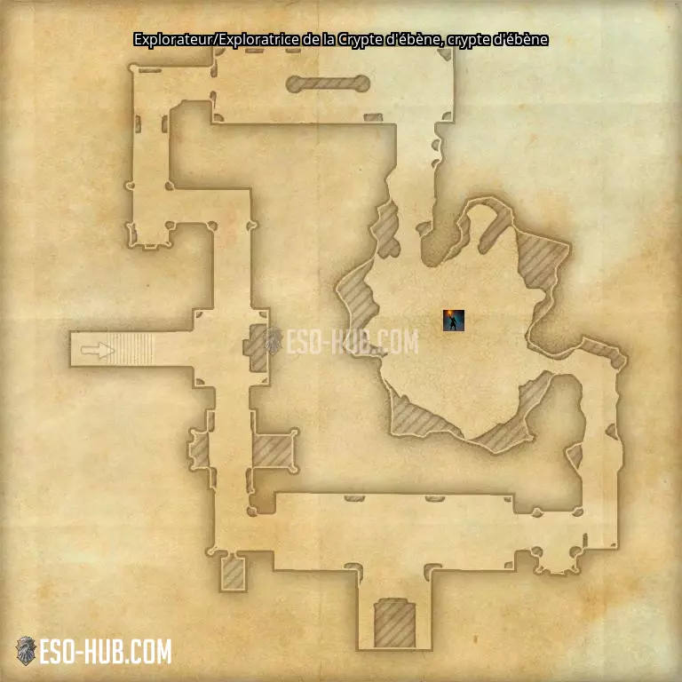 Explorateur/Exploratrice de la Crypte d'ébène dans crypte d'ébène carte
