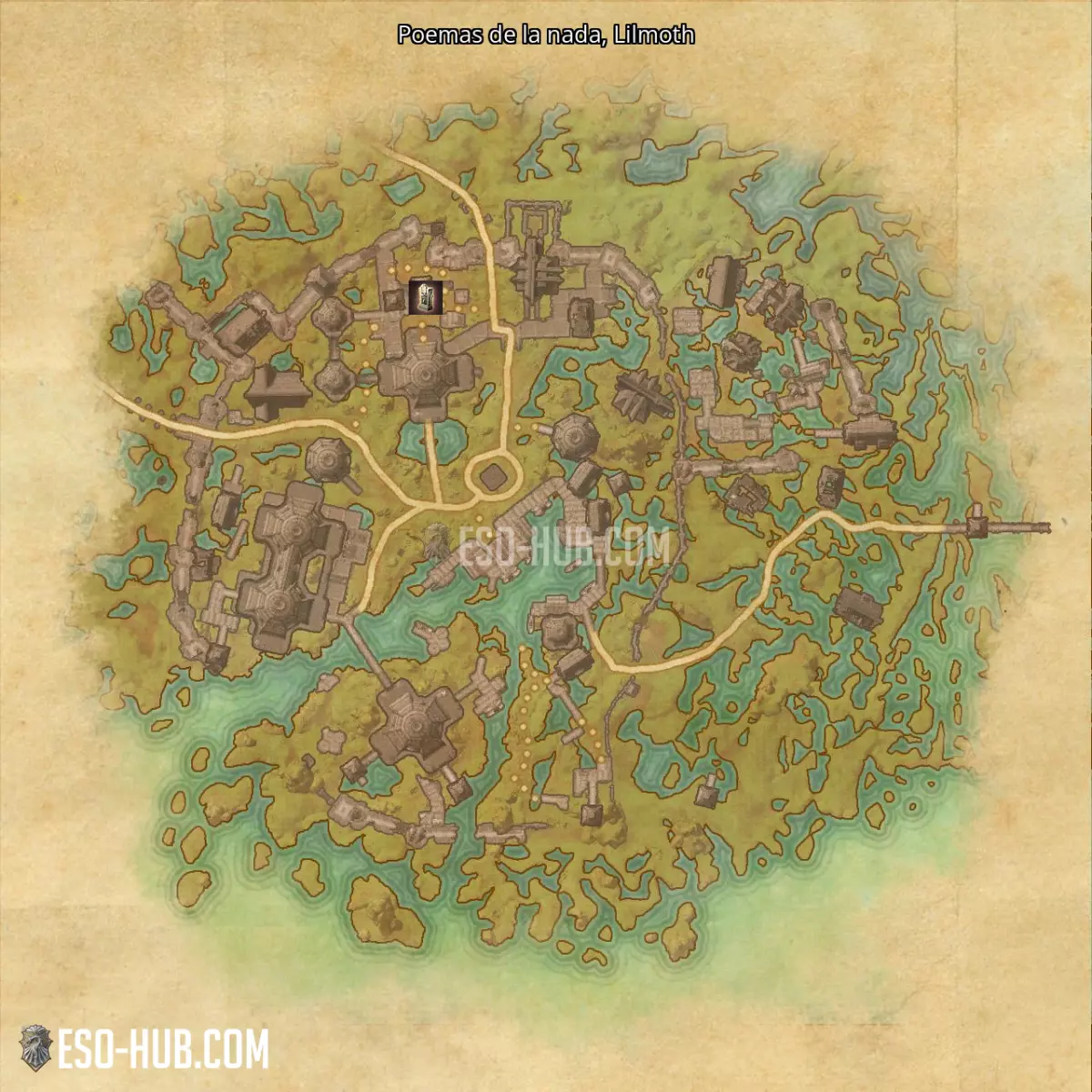 Poemas de la nada en Lilmoth mapa