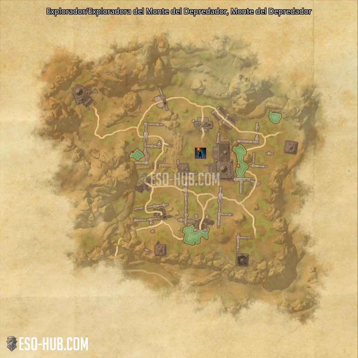 Explorador/Exploradora del Monte del Depredador en Monte del Depredador mapa