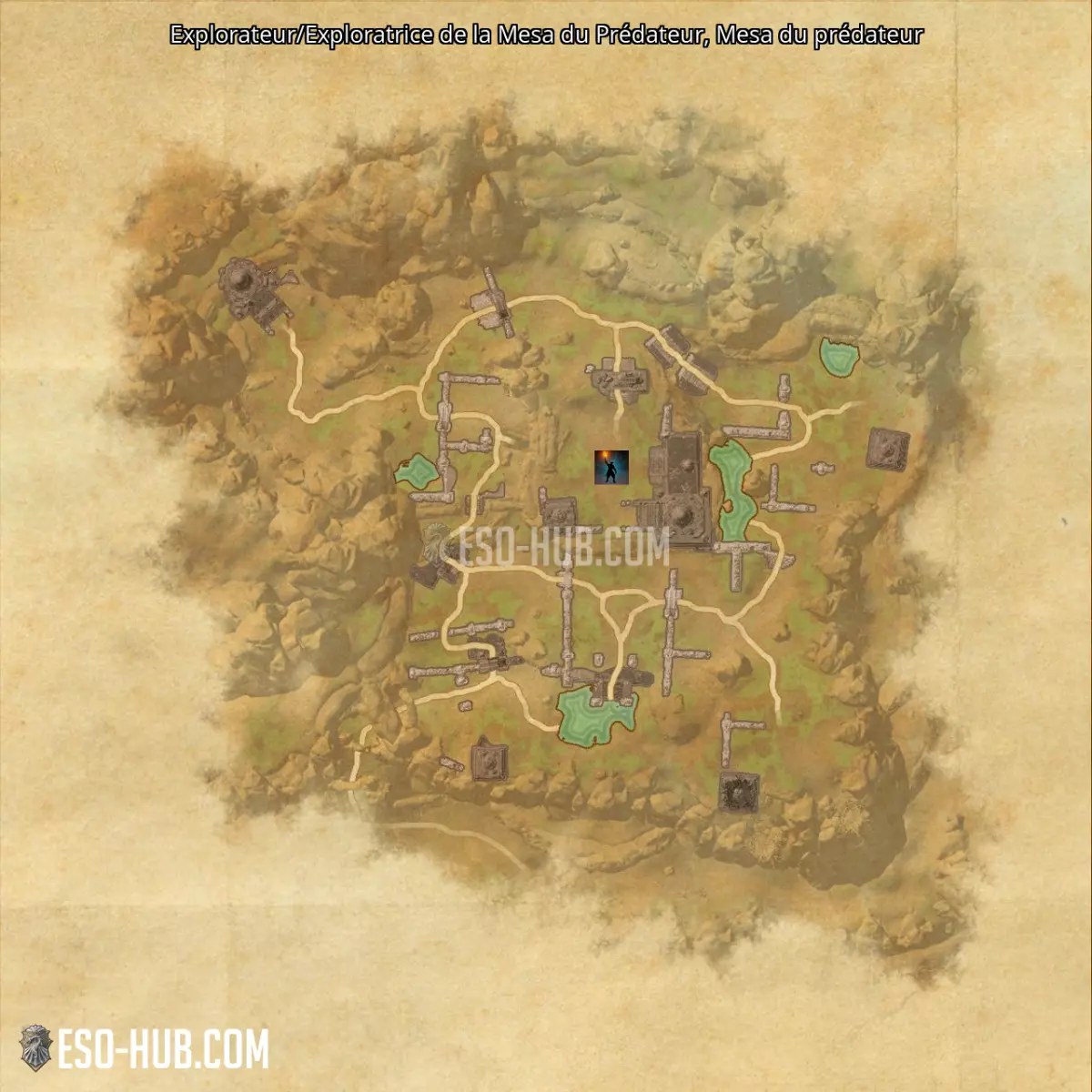 Explorateur/Exploratrice de la Mesa du Prédateur dans Mesa du prédateur carte