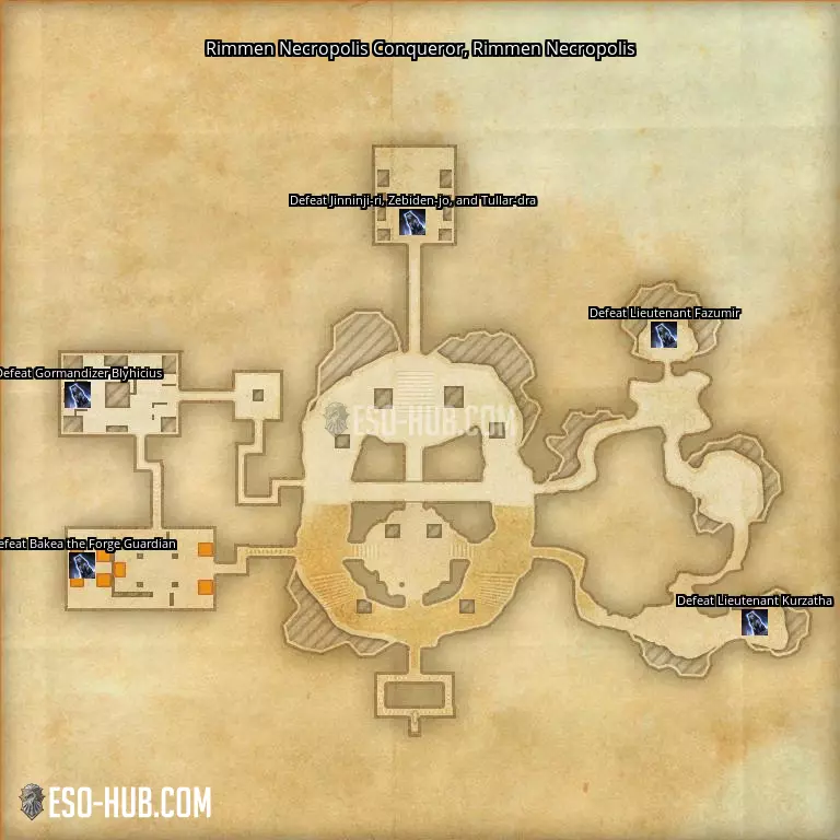 Rimmen Necropolis Conqueror in Rimmen Necropolis map