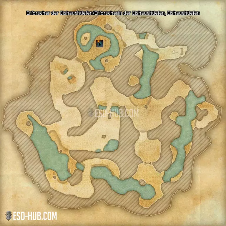 Erforscher der Eishauchtiefen/Erforscherin der Eishauchtiefen in Eishauchtiefen Karte