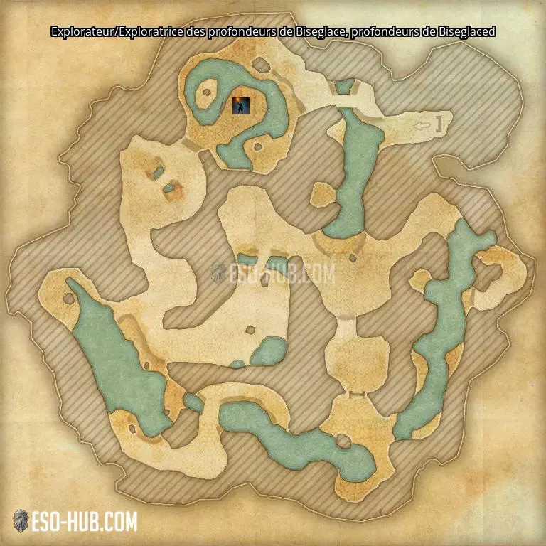 Explorateur/Exploratrice des profondeurs de Biseglace dans profondeurs de Biseglaced carte