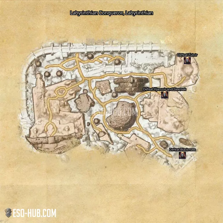 Labyrinthian Conqueror in Labyrinthian map