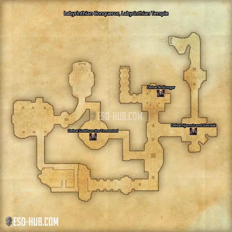 Labyrinthian Conqueror in Labyrinthian Temple map