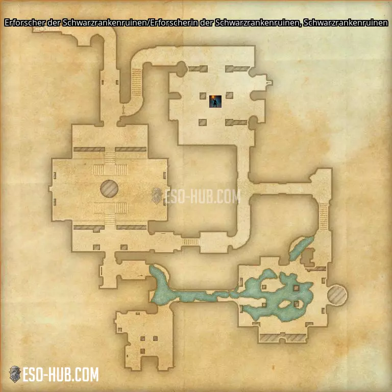 Erforscher der Schwarzrankenruinen/Erforscherin der Schwarzrankenruinen in Schwarzrankenruinen Karte