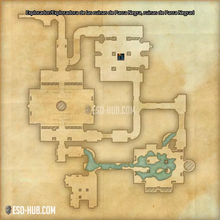 Explorador/Exploradora de las ruinas de Parra Negra en ruinas de Parra Negrad mapa