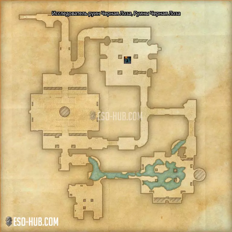 Исследователь руин Черная Лоза в Руины Черная Лоза карта