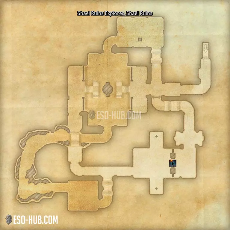 Shael Ruins Explorer in Shael Ruins map