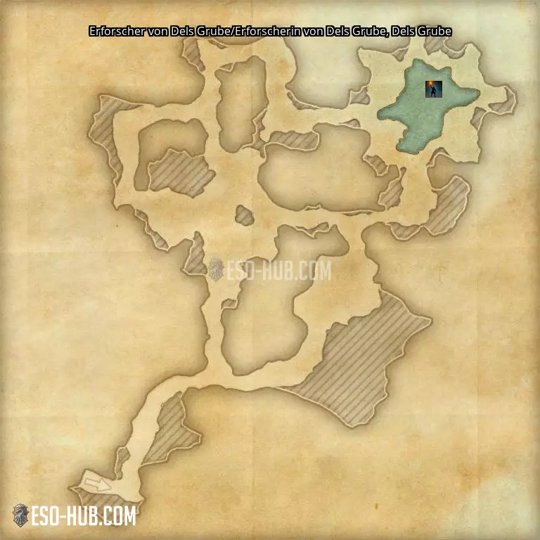 Erforscher von Dels Grube/Erforscherin von Dels Grube in Dels Grube Karte