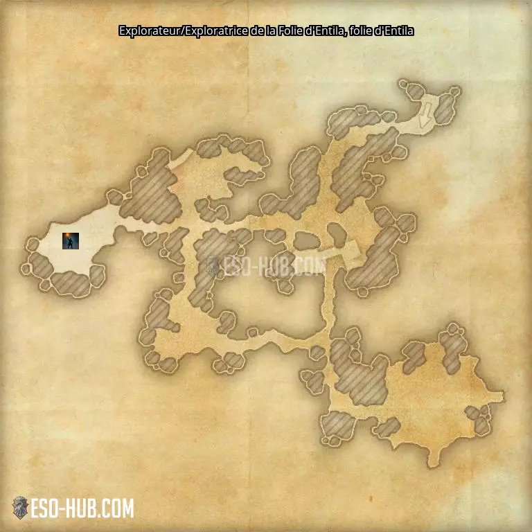 Explorateur/Exploratrice de la Folie d'Entila dans folie d'Entila carte