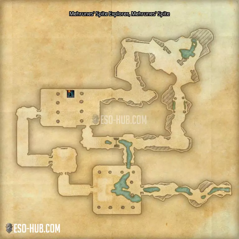 Mehrunes' Spite Explorer in Mehrunes' Spite map